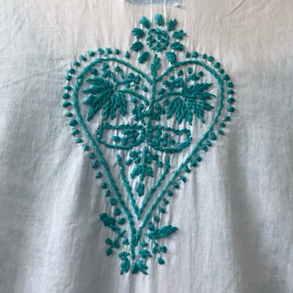Karma Living embroidered coverup tunic. Handcrafted. Size 12. Brand new! - Picture 12 of 12